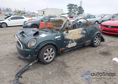 2010 Mini Cooper S z USA, uszkodzony, nr VIN WMWMS3C58ATZ85603